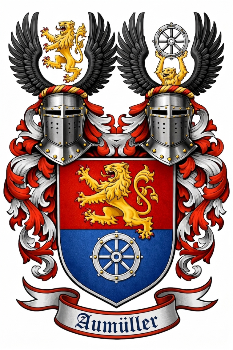 Aumüller Wappen nach Überlieferung